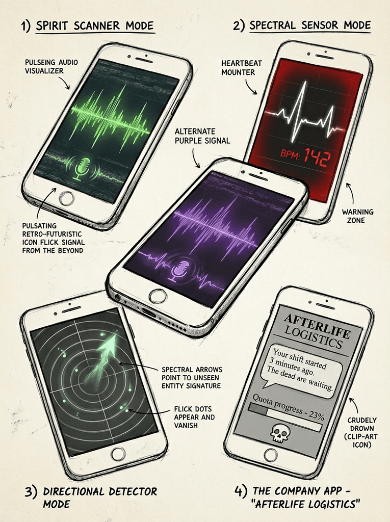 Dead Shift — Phone UI and equipment concept