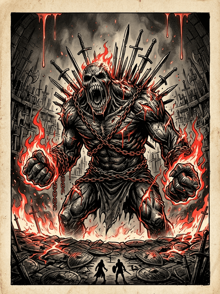 Boss Wrath concept — the first castle boss.