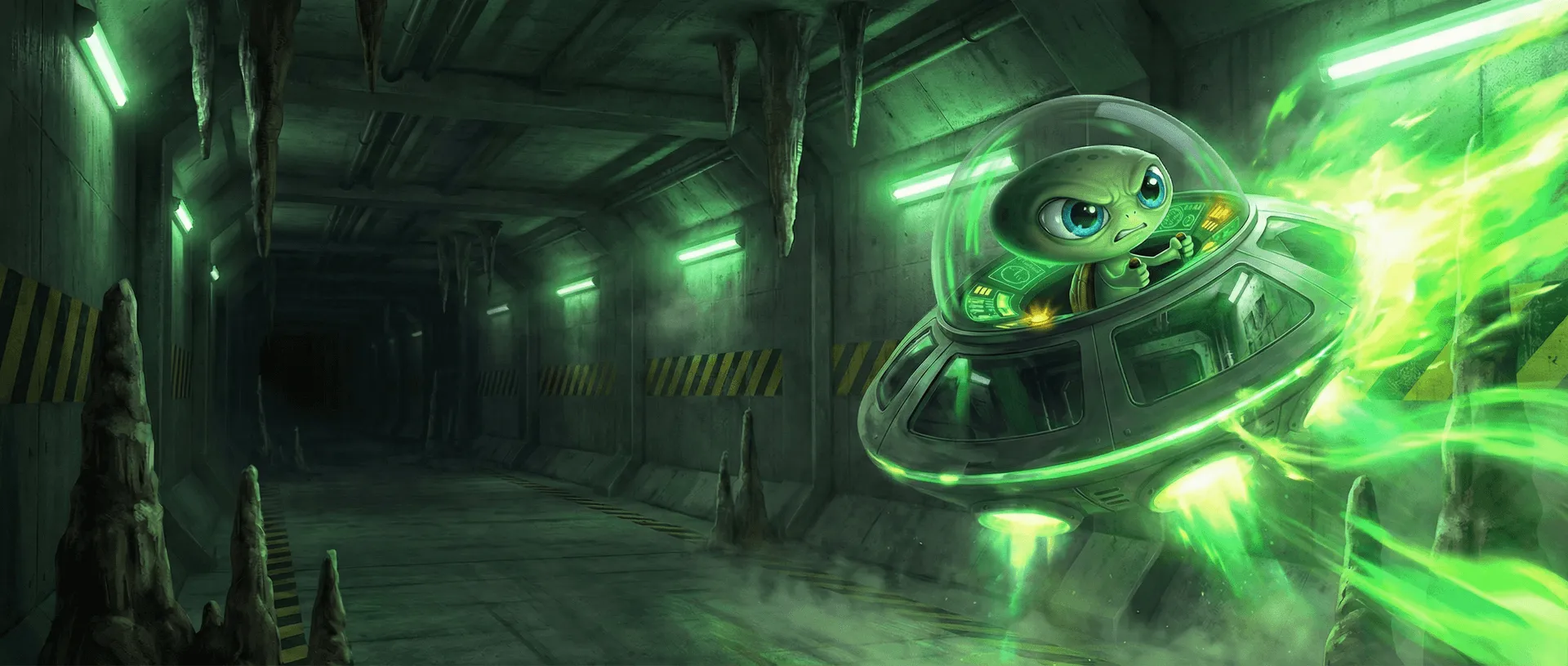 Escape: Area 51 — underground military bunker