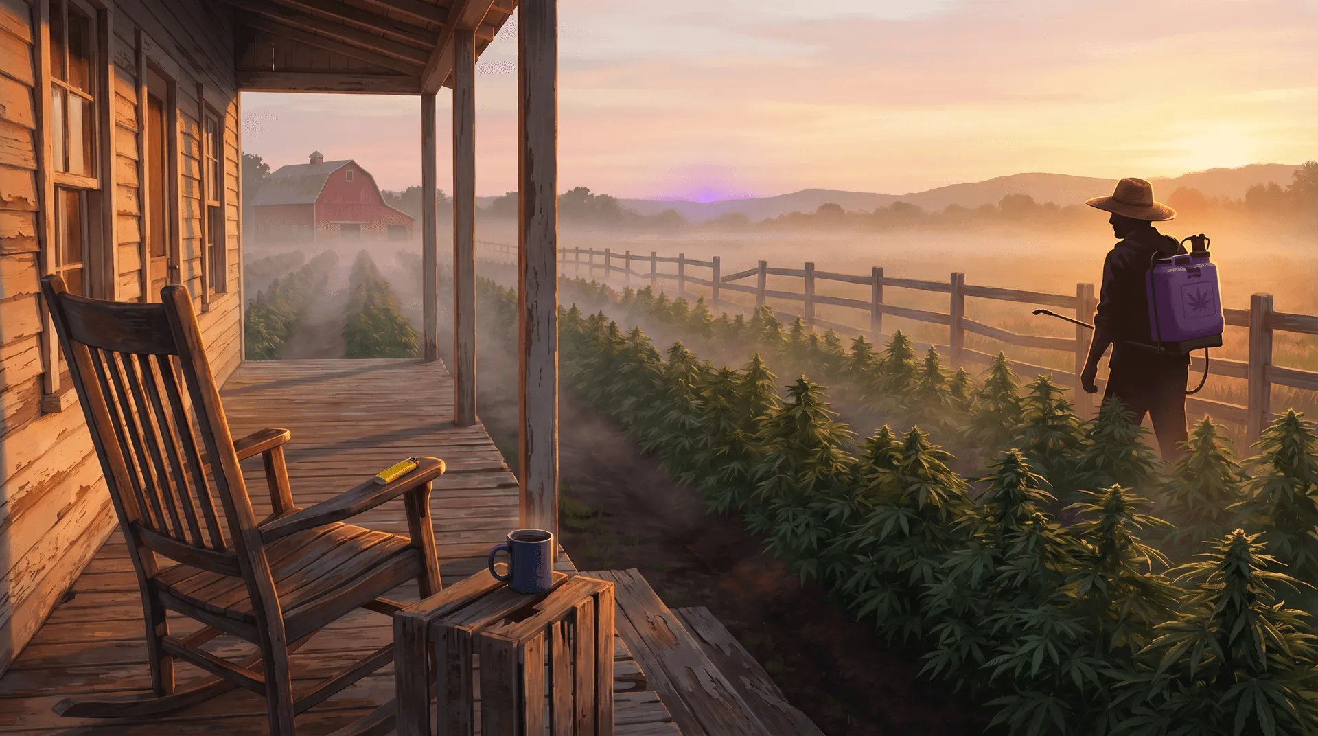 The Grower in a corrupted crystal cavern — THC