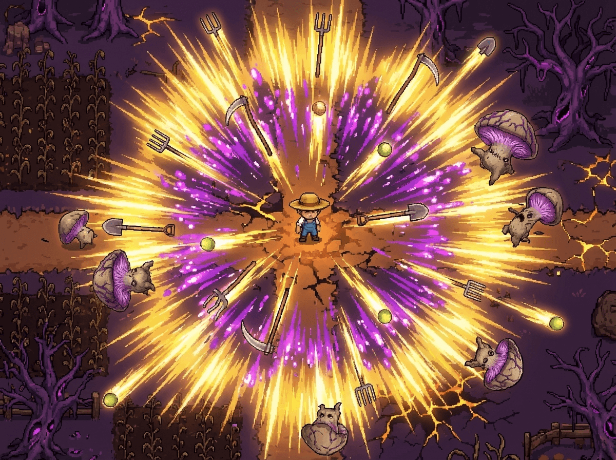 Unleash devastating abilities to clear the screen.