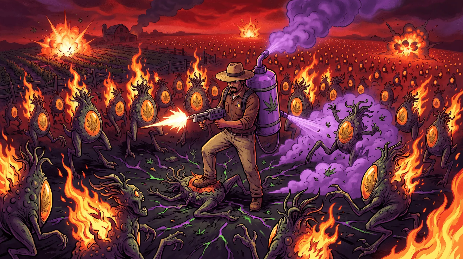 THC key art — pod horde